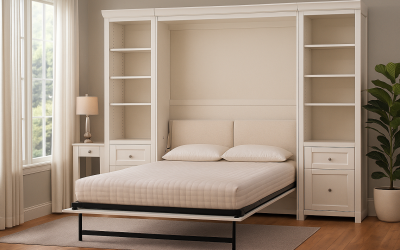 Lit escamotable superposé : 2 couchages, optimisez l’espace