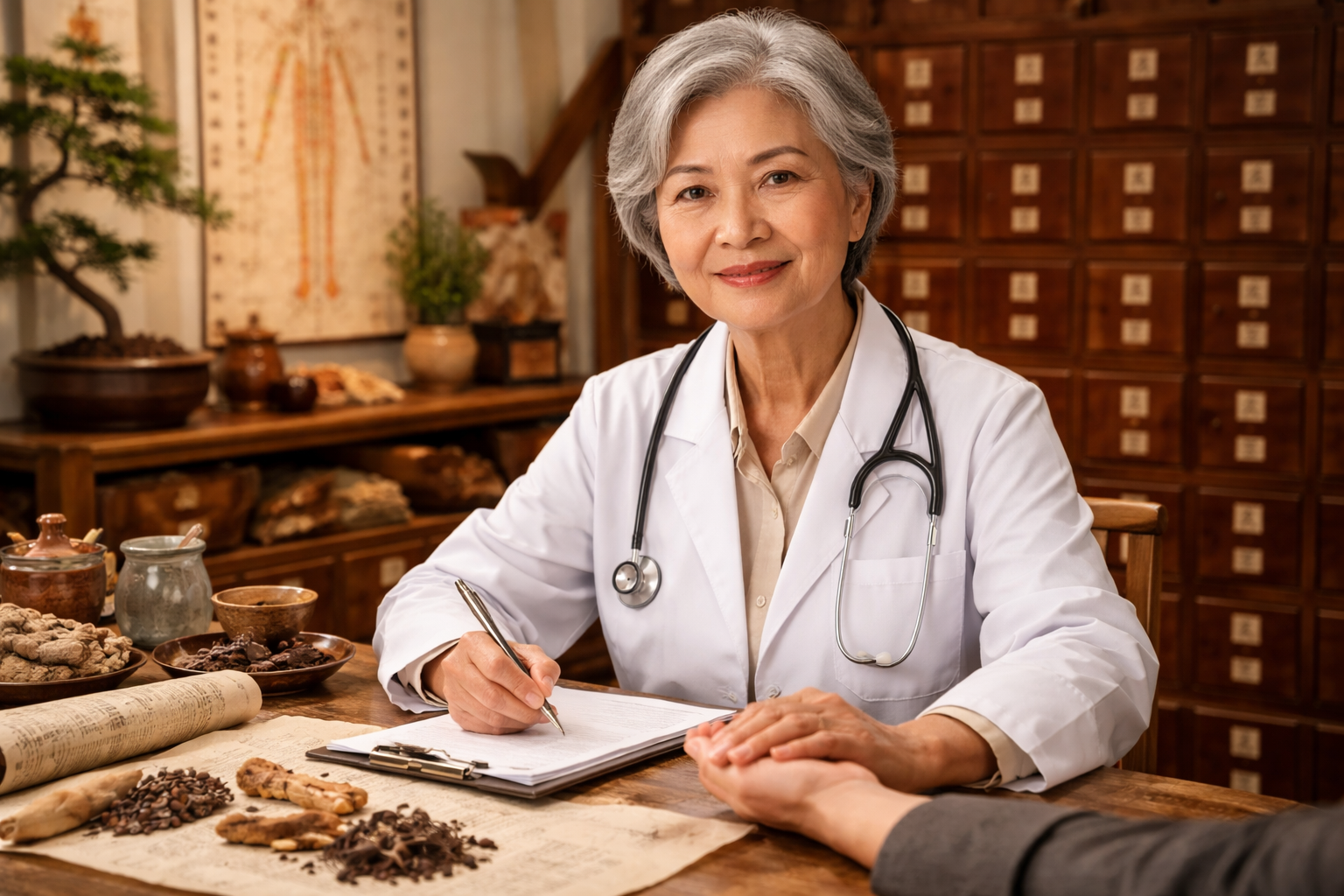 medecine chinoise pied