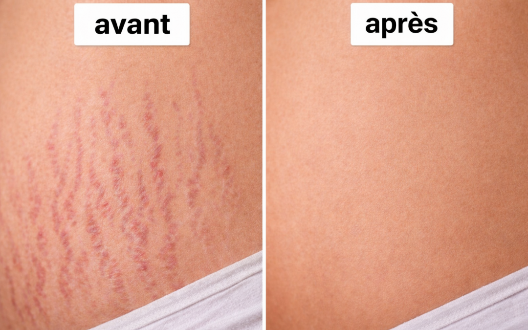 Microneedling pour vergetures avant après : résultats et conseils