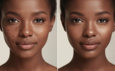 Peeling pour peau noire : découvrez les effets avant et après