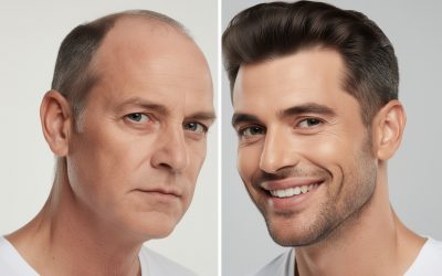 Prothèse capillaire homme avant après : transformation et résultats impressionnants